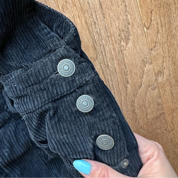 Free People x We The Free Good Luck Cord Overall in Black - Picture 14 of 15